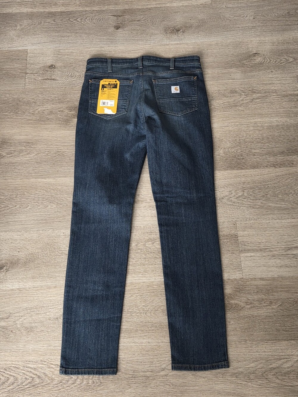 Carhartt Jeans Womens Rugged Flex Slim Fit Denim BD4976-W Size 12 Tall NEW NWT - Picture 2 of 9